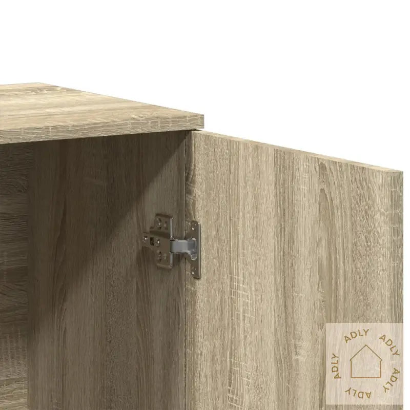 Skjenker 2 Stk Sonoma Eik 79X38X80 Cm Konstruert Tre