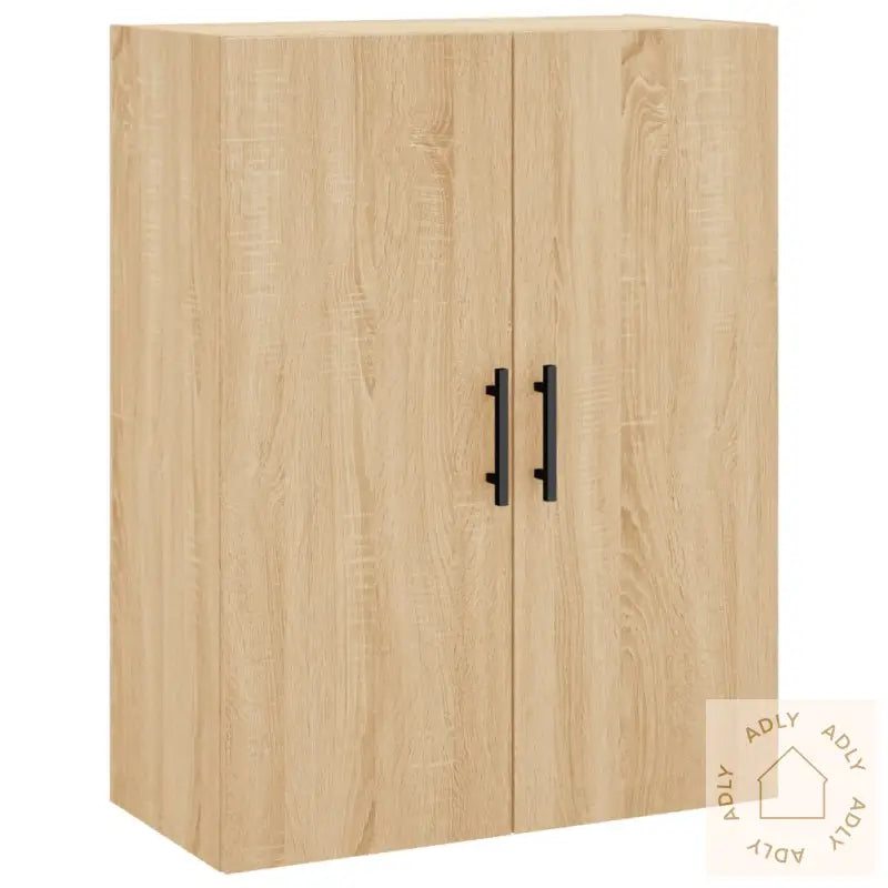 Veggskap 2 Stk Sonoma Eik 69,5X34X90 Cm