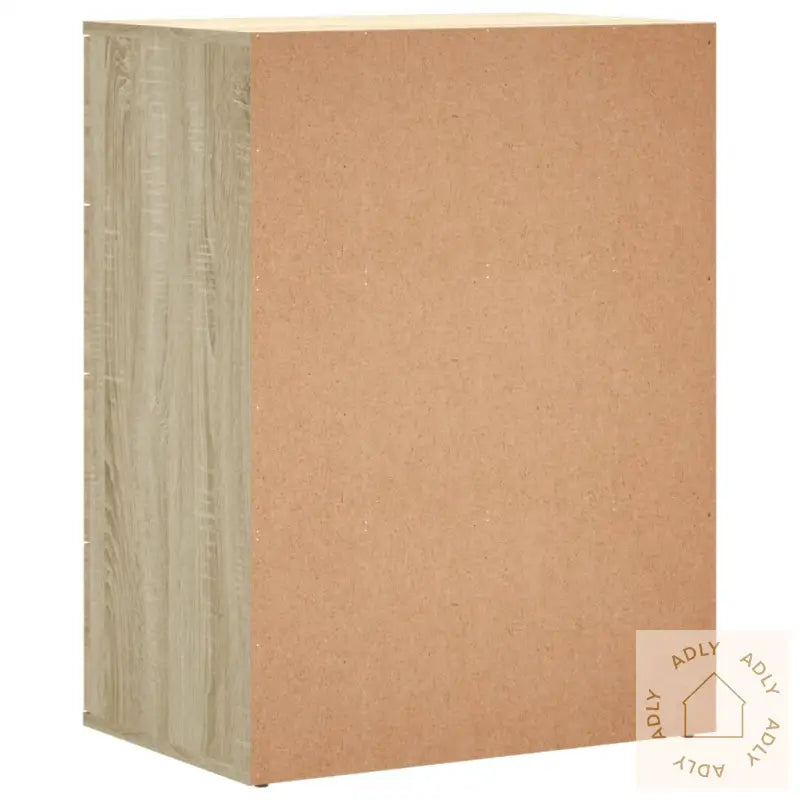 Skjenker 2 Stk Sonoma Eik 60X39X80 Cm Konstruert Tre