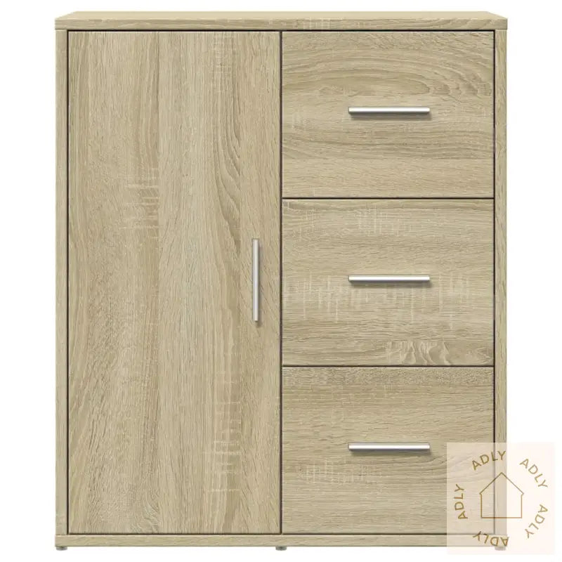 Skjenker 2 Sonoma Eik 60X31X70 Cm Konstruert Tre