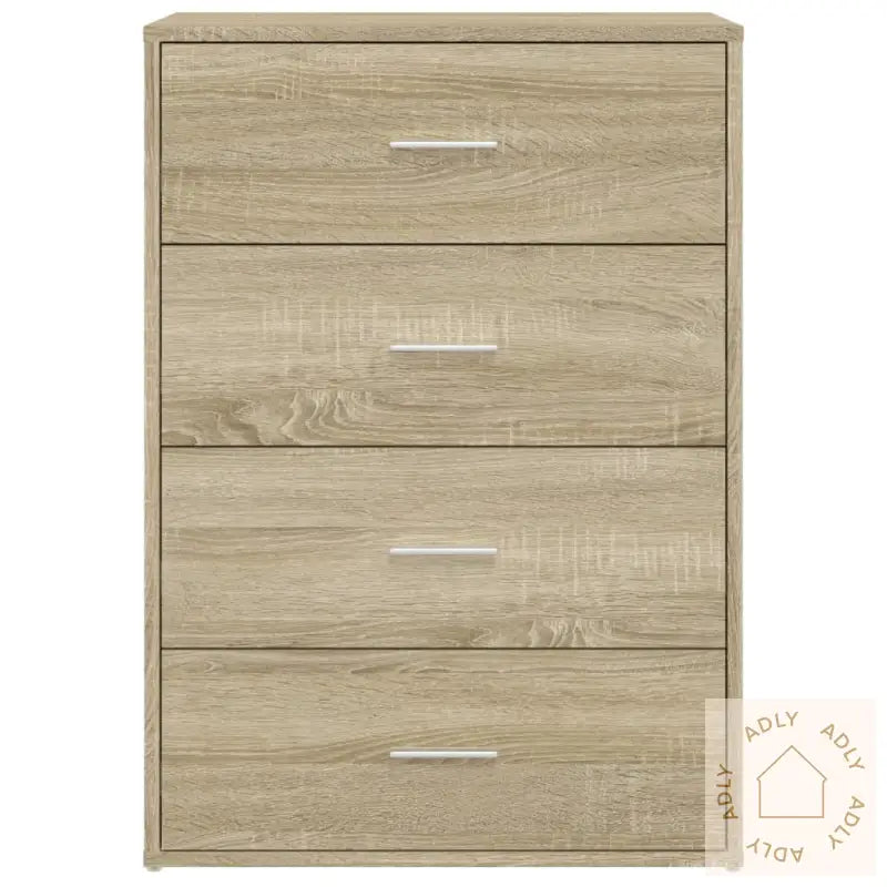 Skjenker 2 Stk Sonoma Eik 60X31X84 Cm Konstruert Tre