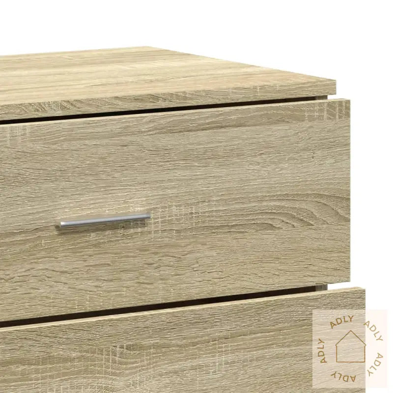 Skjenker 2 Stk Sonoma Eik 60X39X80 Cm Konstruert Tre