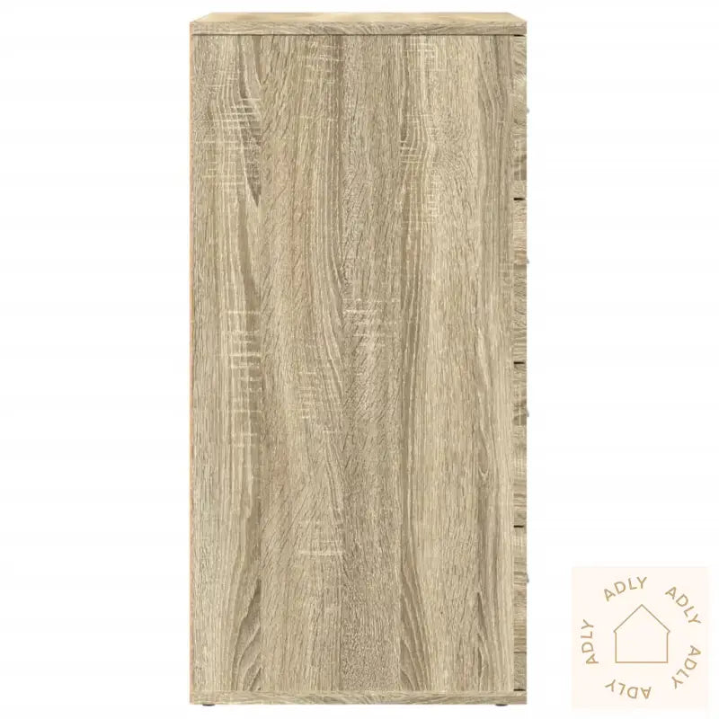 Skjenker 2 Stk Sonoma Eik 60X39X80 Cm Konstruert Tre