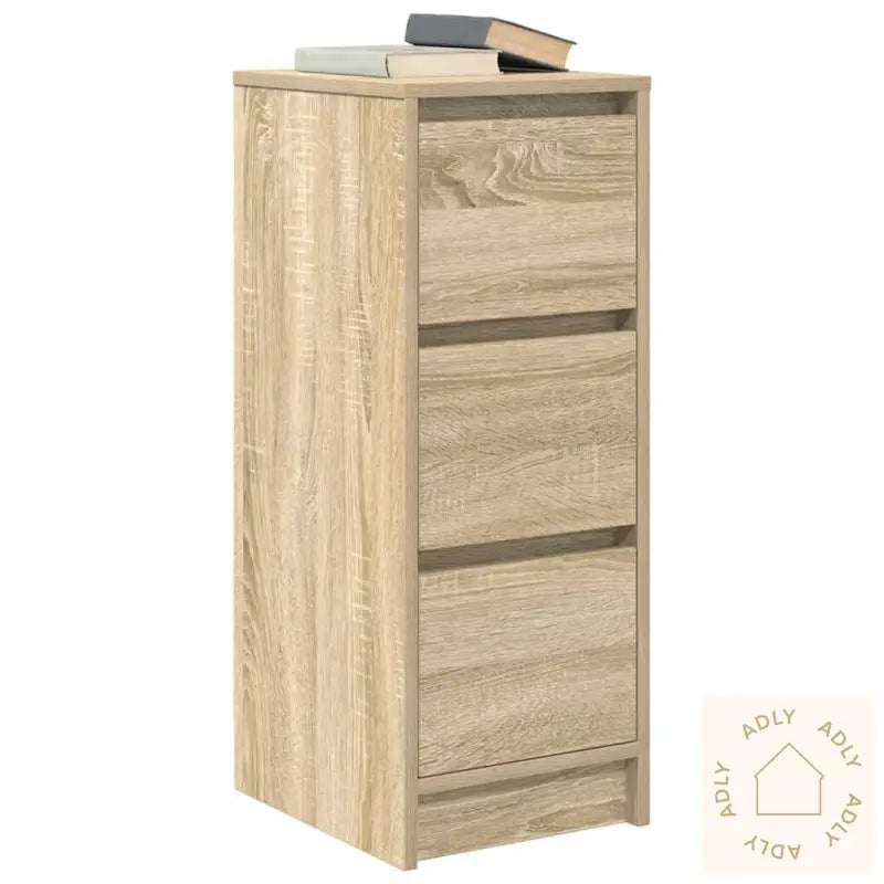 Skjenk Sonoma Eik 29,5X34X76 Cm Konstruert Tre