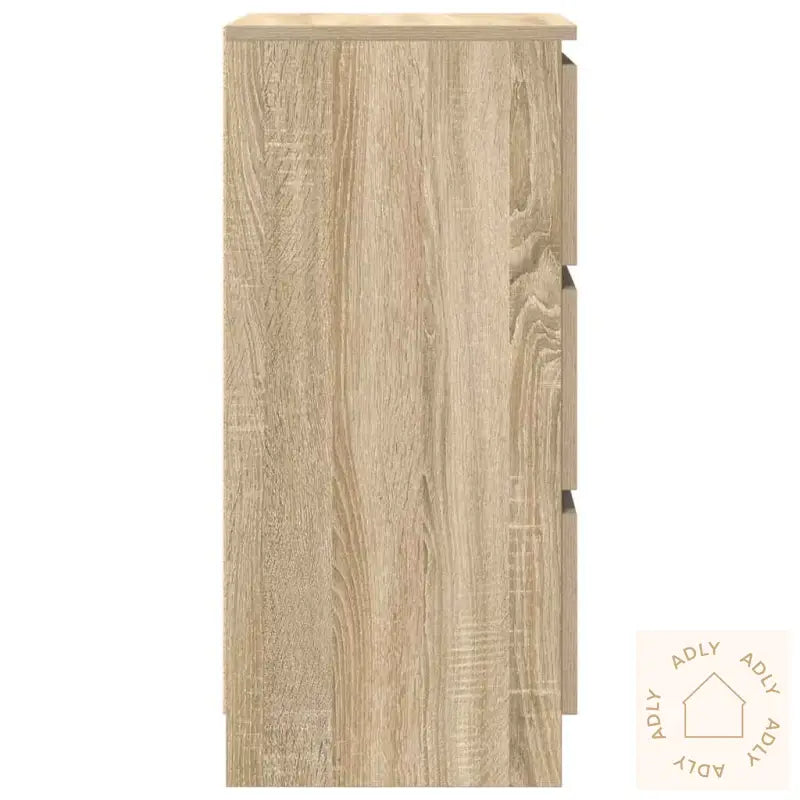 Skjenk Sonoma Eik 37,5X35X76 Cm Konstruert Tre