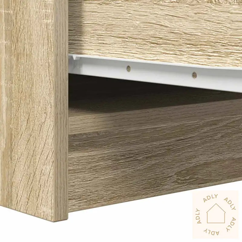 Skjenk Sonoma Eik 29,5X34X76 Cm Konstruert Tre