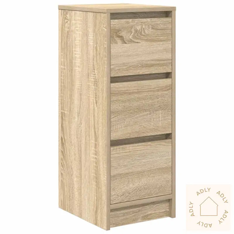 Skjenk Sonoma Eik 29,5X34X76 Cm Konstruert Tre