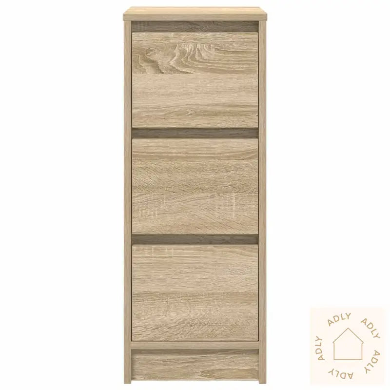 Skjenk Sonoma Eik 29,5X34X76 Cm Konstruert Tre