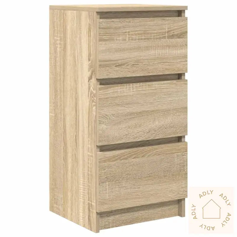 Skjenk Sonoma Eik 37,5X35X76 Cm Konstruert Tre