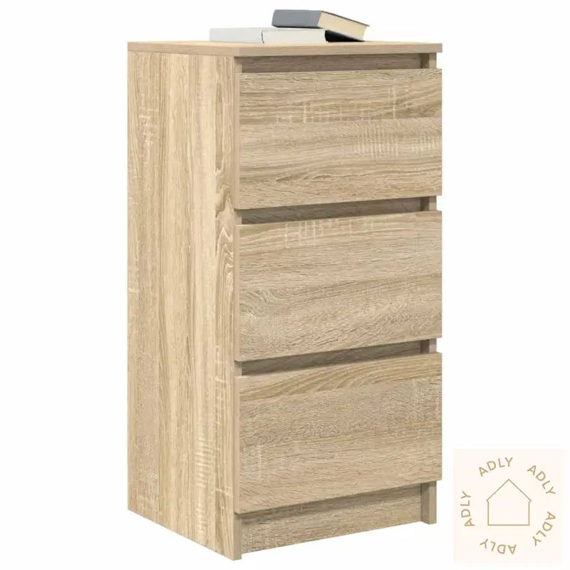 Skjenk Sonoma Eik 37,5X35X76 Cm Konstruert Tre