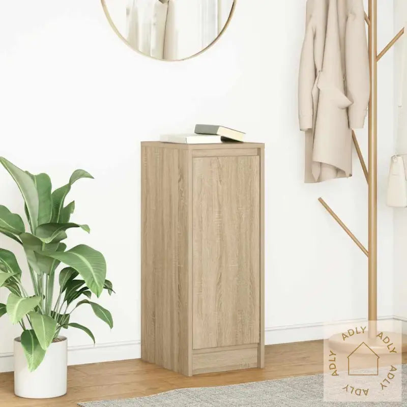 Skjenk Sonoma Eik 29,5X34X76 Cm Konstruert Tre