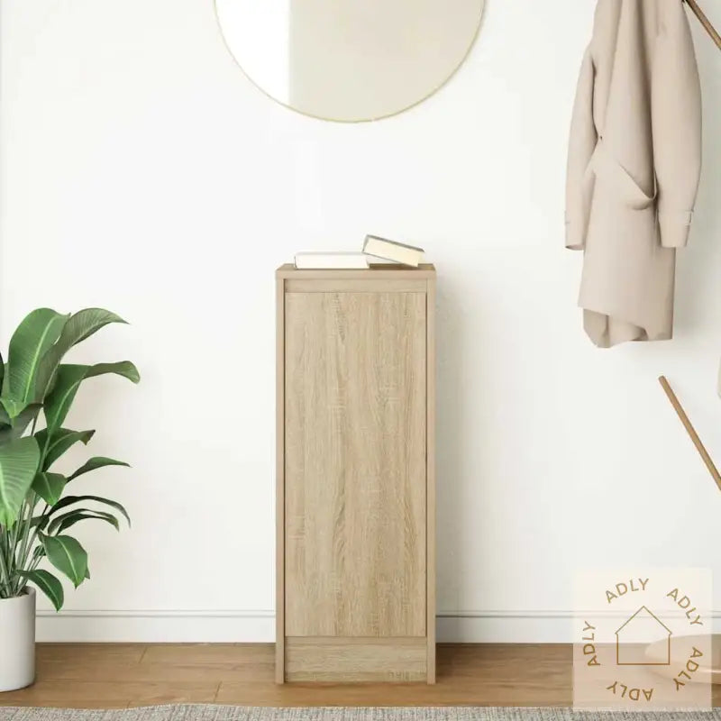 Skjenk Sonoma Eik 29,5X34X76 Cm Konstruert Tre