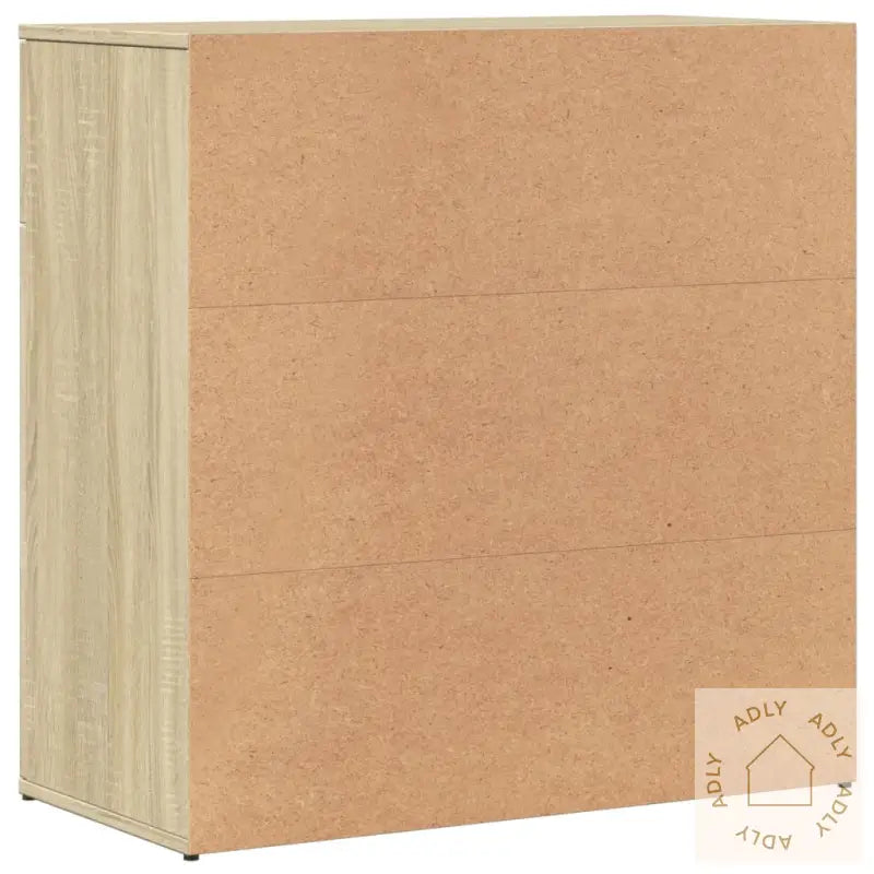 Skjenker 2 Stk Sonoma Eik 79X38X80 Cm Konstruert Tre