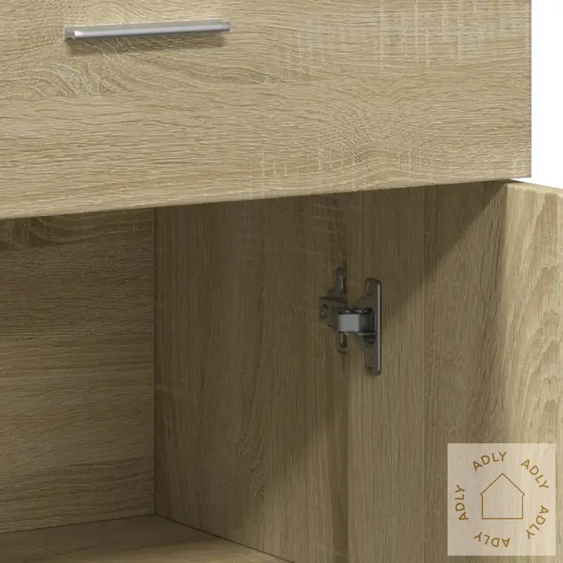 Skjenker 2 Sonoma Eik 60X30X84 Cm Konstruert Tre