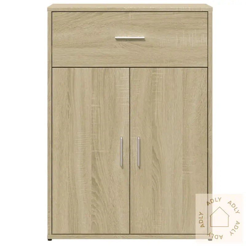 Skjenker 2 Sonoma Eik 60X30X84 Cm Konstruert Tre