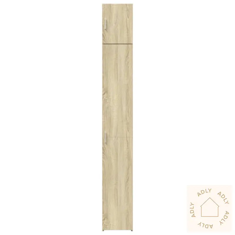 Smalt Oppbevaringsskap Sonoma Eik 30X42,5X225 Cm Konstruert Tre