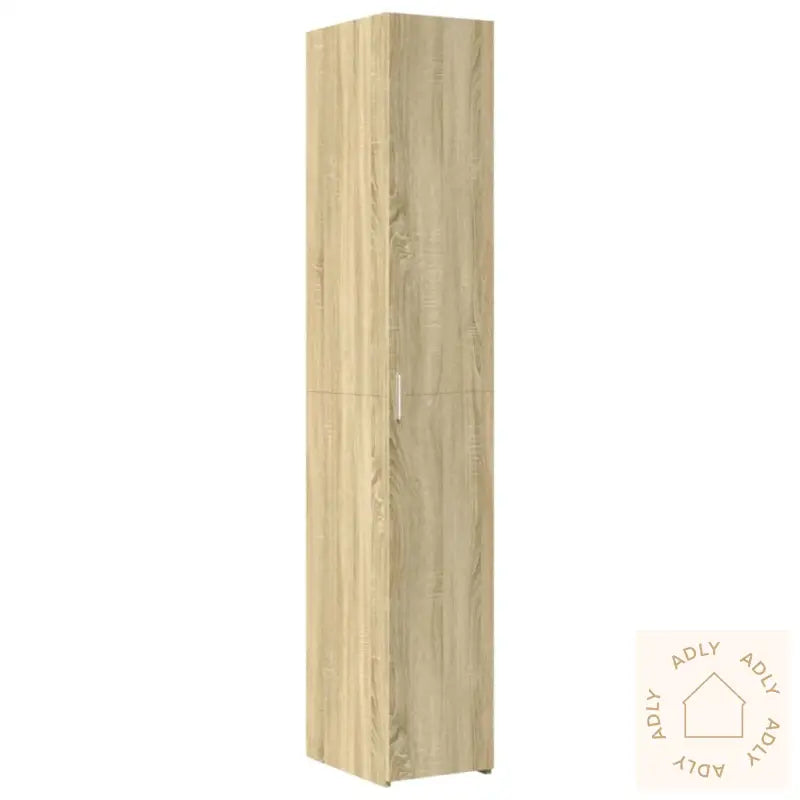 Smalt Oppbevaringsskap Sonoma Eik 30X42,5X225 Cm Konstruert Tre