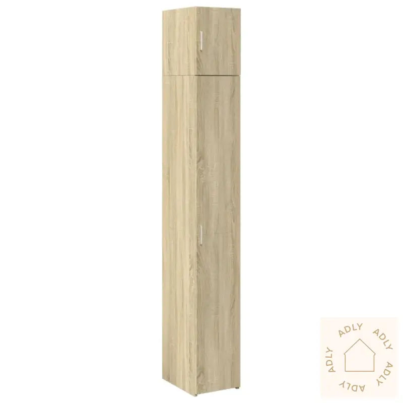 Smalt Oppbevaringsskap Sonoma Eik 30X42,5X225 Cm Konstruert Tre