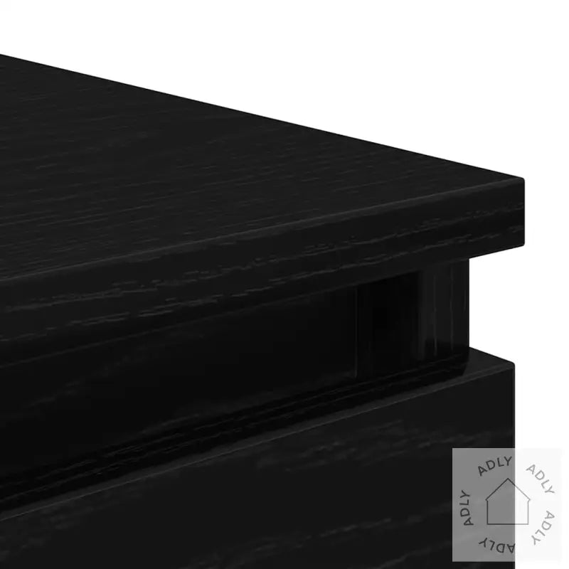 Skjenk Svart Eik 37,5X35X76 Cm Konstruert Tre