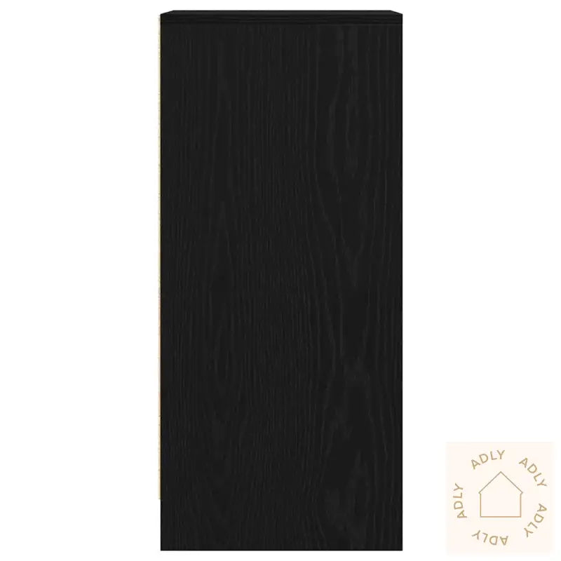 Skjenk Svart Eik 29,5X34X76 Cm Konstruert Tre