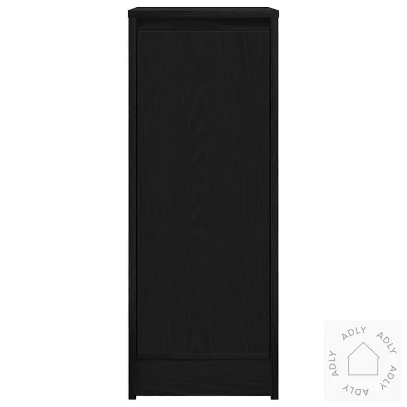 Skjenk Svart Eik 29,5X34X76 Cm Konstruert Tre