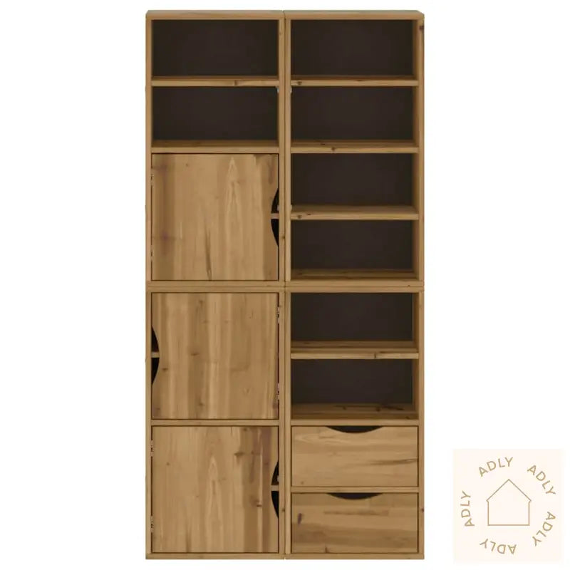 Sideskap 4 Stk Odda 40X24X79 Cm Heltre Furu