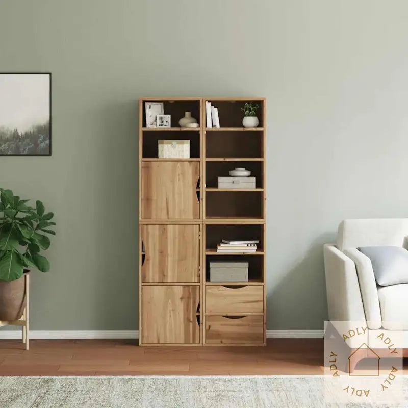 Sideskap 4 Stk Odda 40X24X79 Cm Heltre Furu