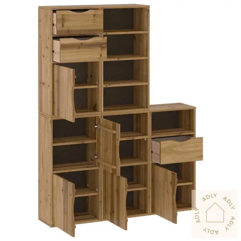 Sideskap 5 Stk Odda 40X24X79 Cm Heltre Furu