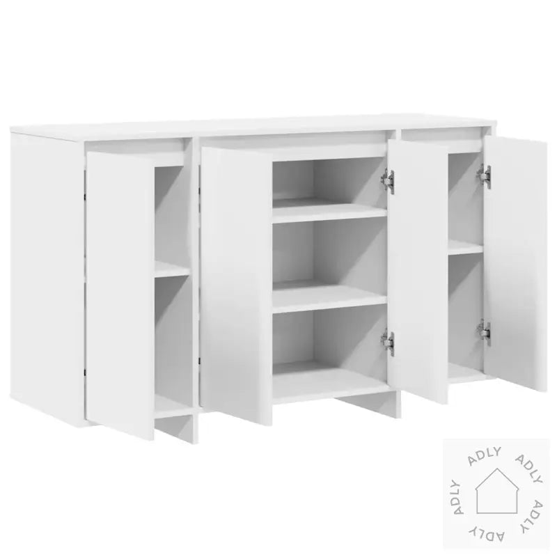 Hvit Sidedisk Hvit Konstruert Tre 120 X 41 X 75 Cm