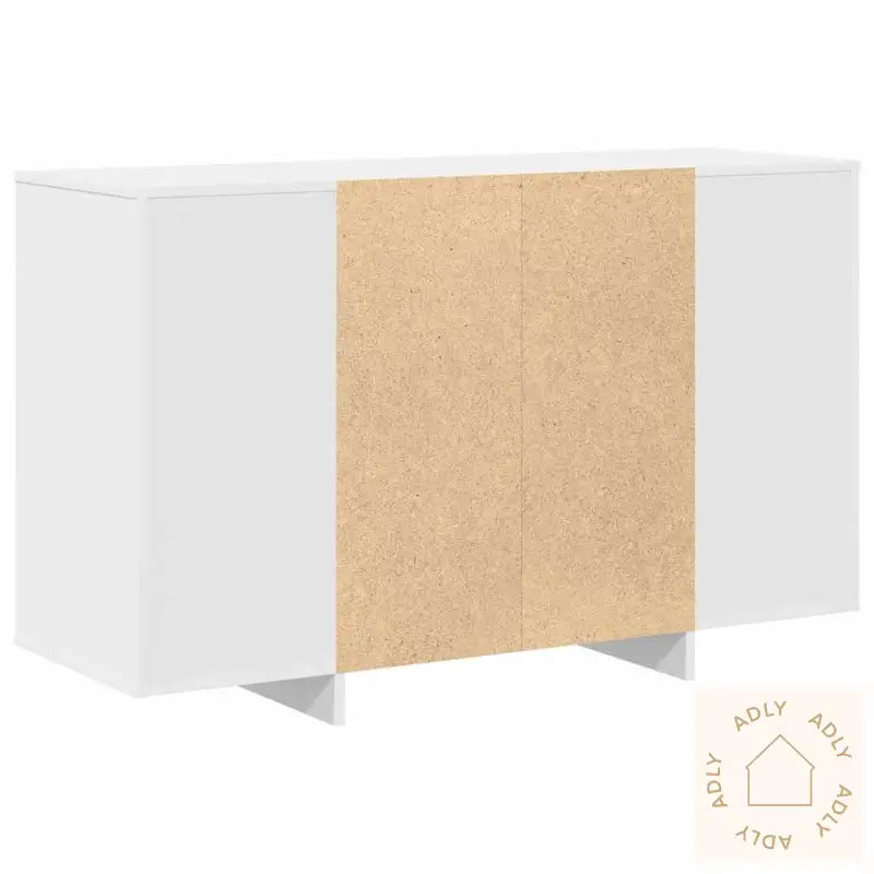 Hvit Sidedisk Hvit Konstruert Tre 120 X 41 X 75 Cm
