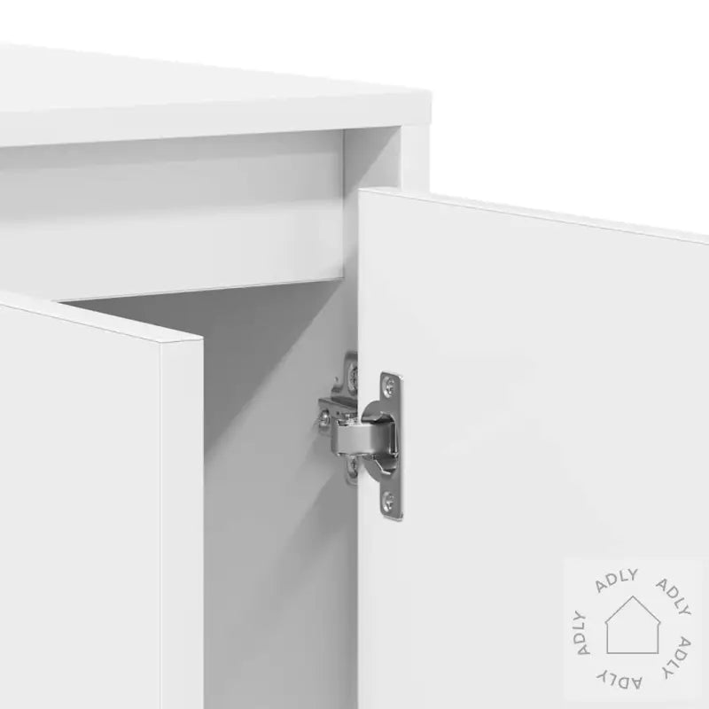Hvit Sidedisk Hvit Konstruert Tre 120 X 41 X 75 Cm