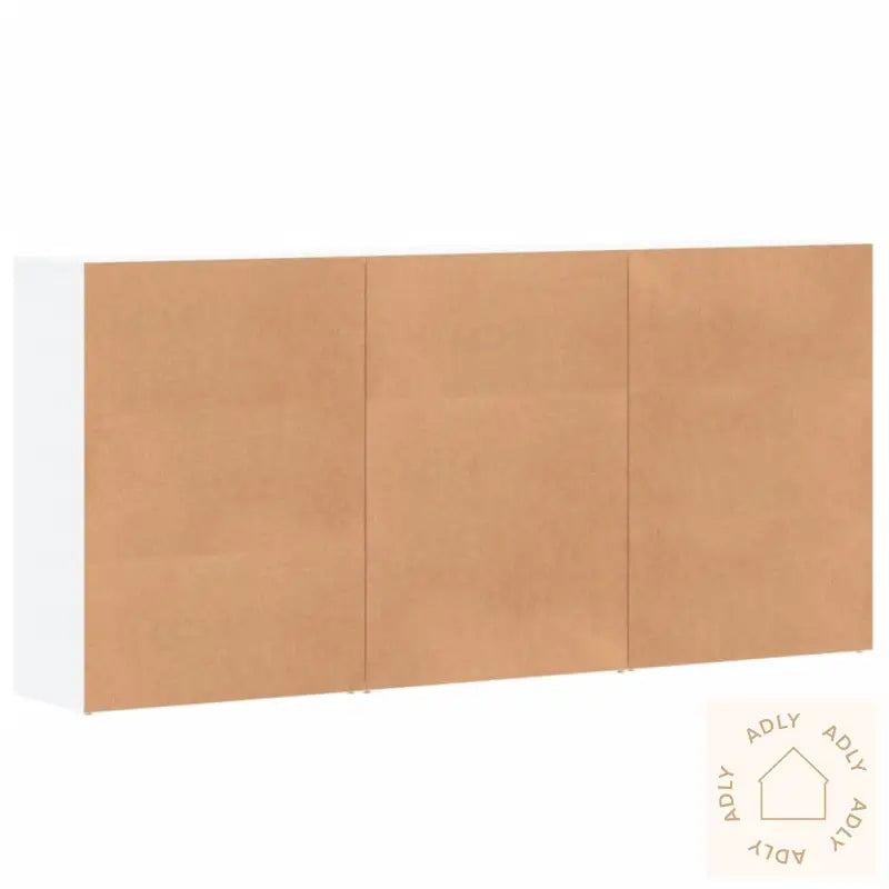 Skjenker 3 Stk Hvit 60X31X84 Cm Konstruert Tre