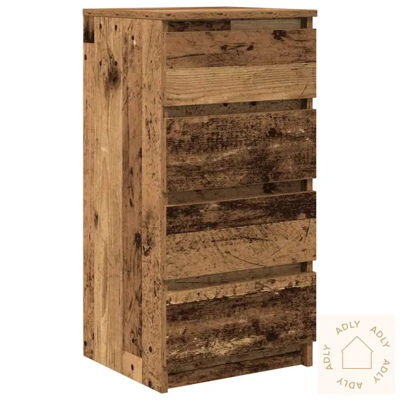 Skjenk Gammelt Tre 37,5X35X76 Cm Konstruert Tre