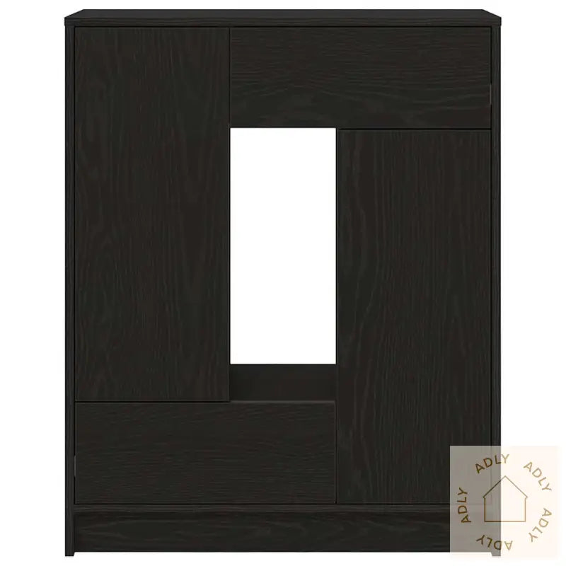 Skjenk Med Skuffer Og Dører Brun Eik 73X31X90 Cm