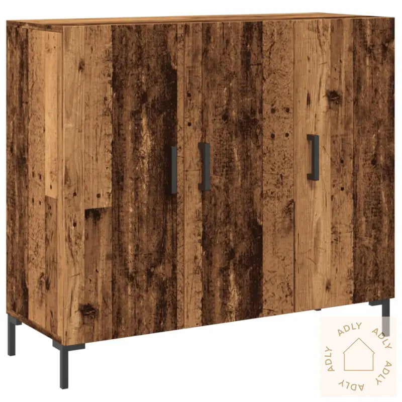 Skjenk Gammelt Tre 90X34X80 Cm Konstruert Tre