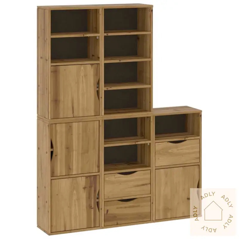 Sideskap 5 Stk Odda 40X24X79 Cm Heltre Furu