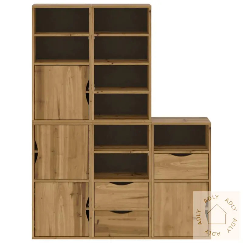 Sideskap 5 Stk Odda 40X24X79 Cm Heltre Furu