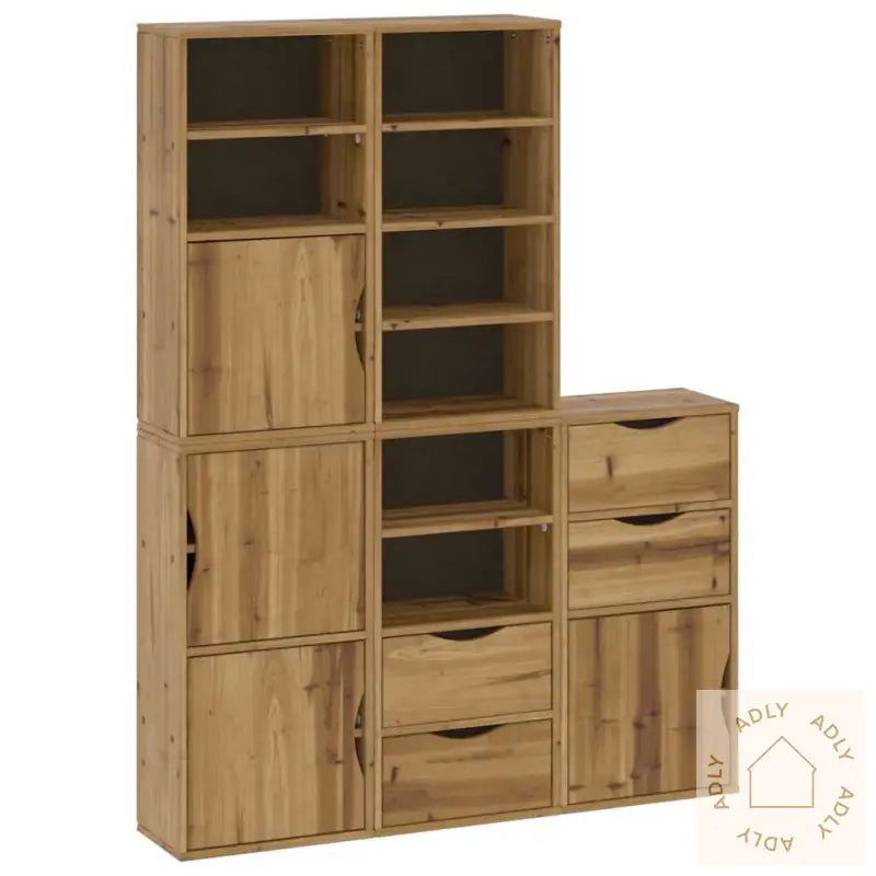 Sideskap 5 Stk Odda 40X24X79 Cm Heltre Furu