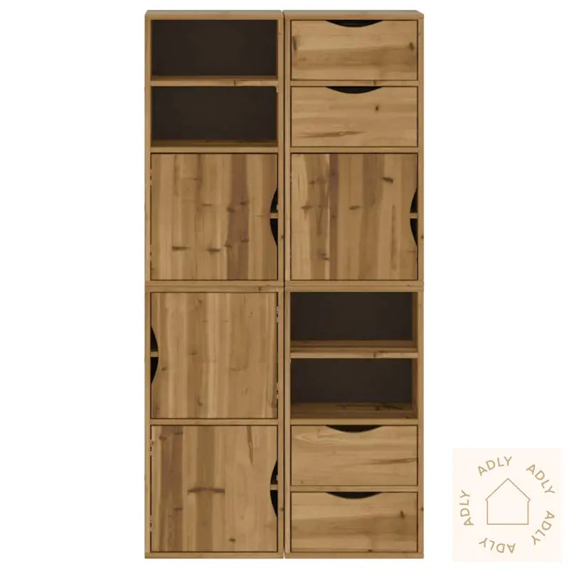 Sideskap 4 Stk Odda 40X24X79 Cm Heltre Furu
