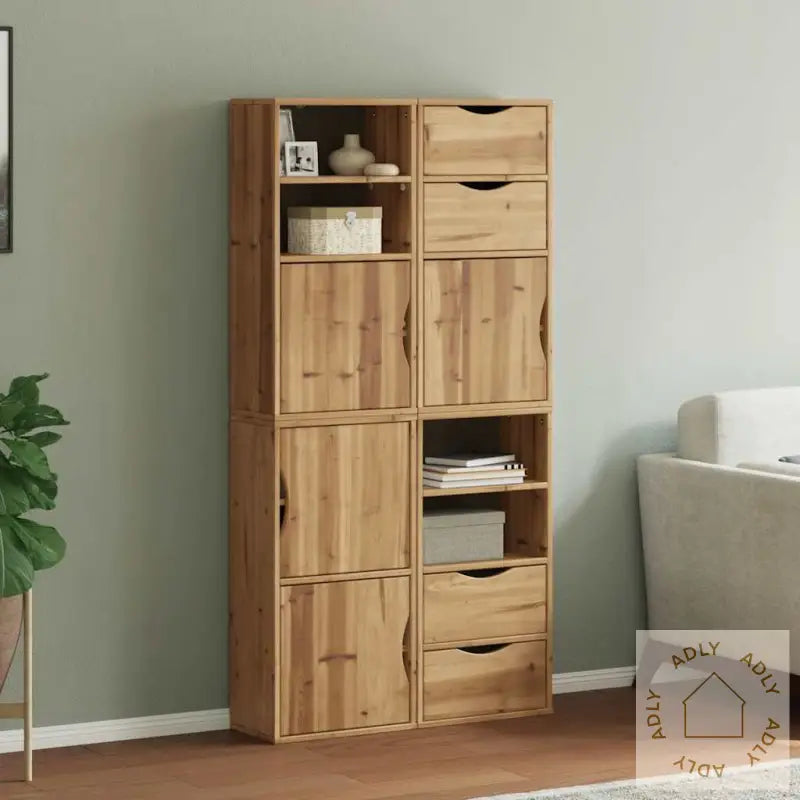 Sideskap 4 Stk Odda 40X24X79 Cm Heltre Furu
