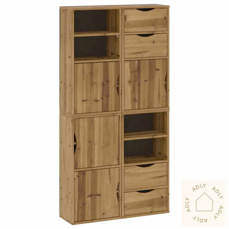 Sideskap 4 Stk Odda 40X24X79 Cm Heltre Furu