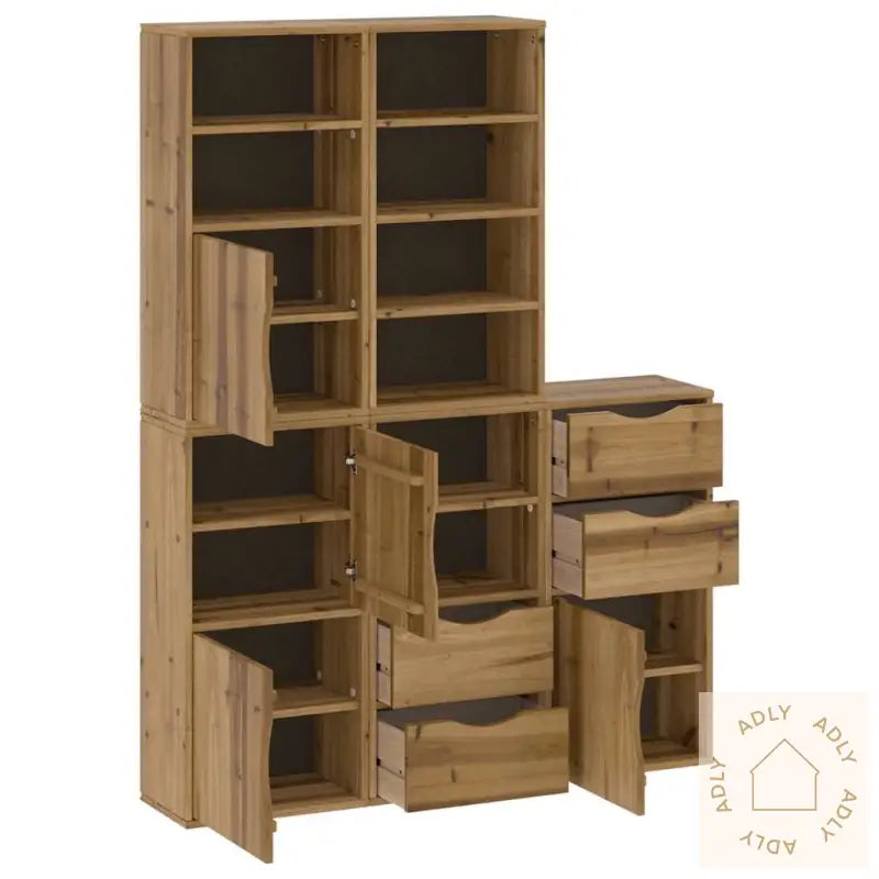 Sideskap 5 Stk Odda 40X24X79 Cm Heltre Furu