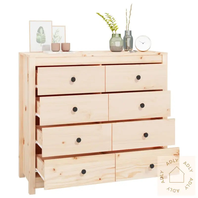 Sideskap 100X40X90 Cm Heltre Furu