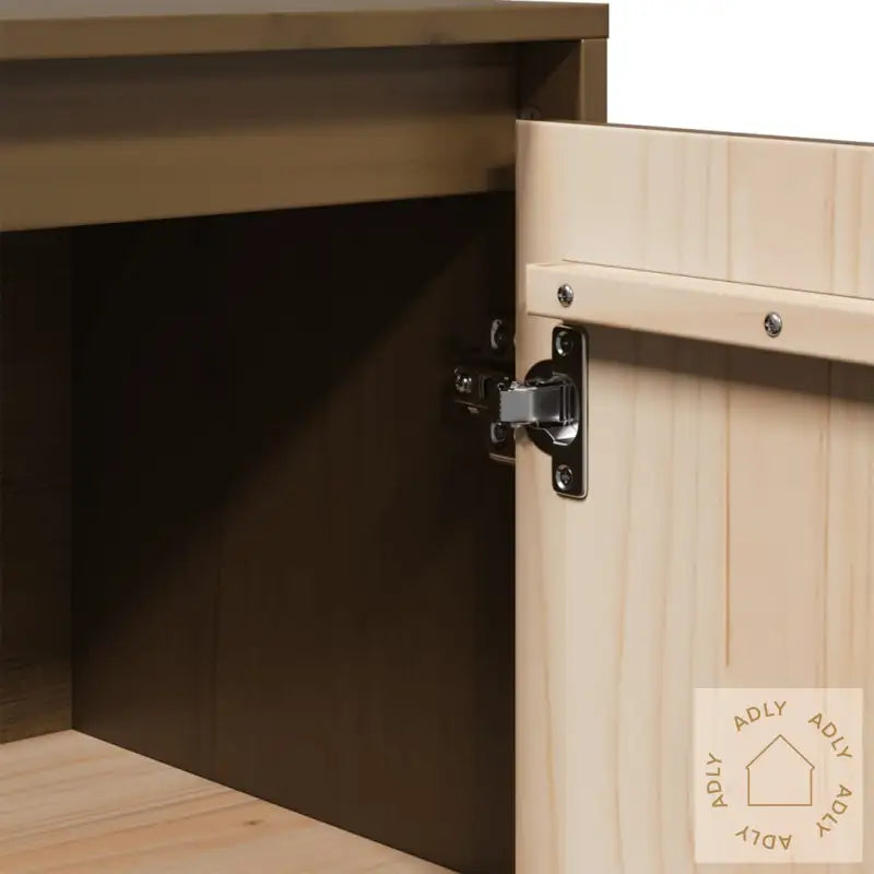 Skjenker 2 Stk Honningbrun 31,5X34X75 Cm Heltre Furu