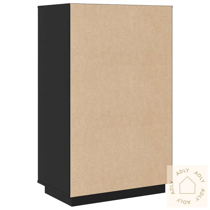 Highboard Svart 67X40X108,5 Cm Heltre Furu