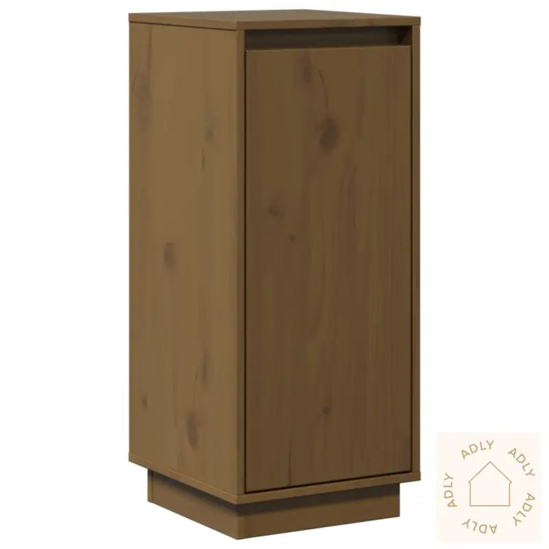 Skjenker 2 Stk Honningbrun 31,5X34X75 Cm Heltre Furu