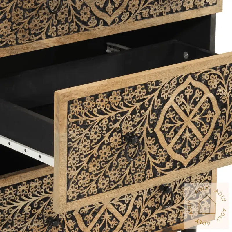 Sideskap 2 Stk 60X33X75 Cm Heltre Mango