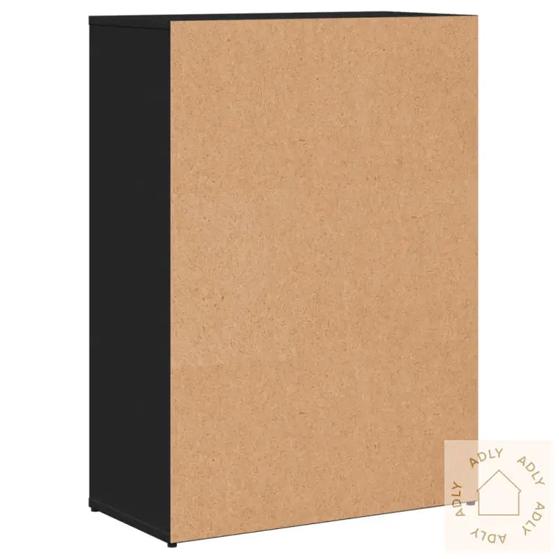 Skjenker 2 Svart 60X30X84 Cm Konstruert Tre