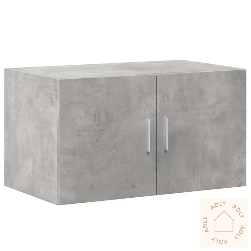 Oppbevaringsskap Betonggrå 70X42,5X225 Cm Konstruert Tre