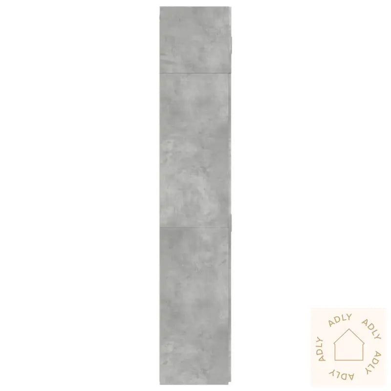 Oppbevaringsskap Betonggrå 70X42,5X225 Cm Konstruert Tre